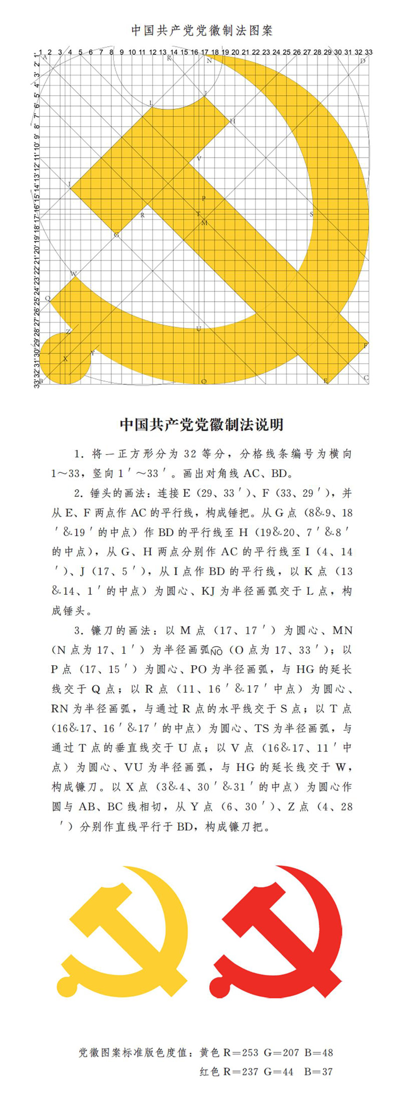 中國共產(chǎn)黨黨旗黨徽制作和使用這些規(guī)定要注意！(圖2)
