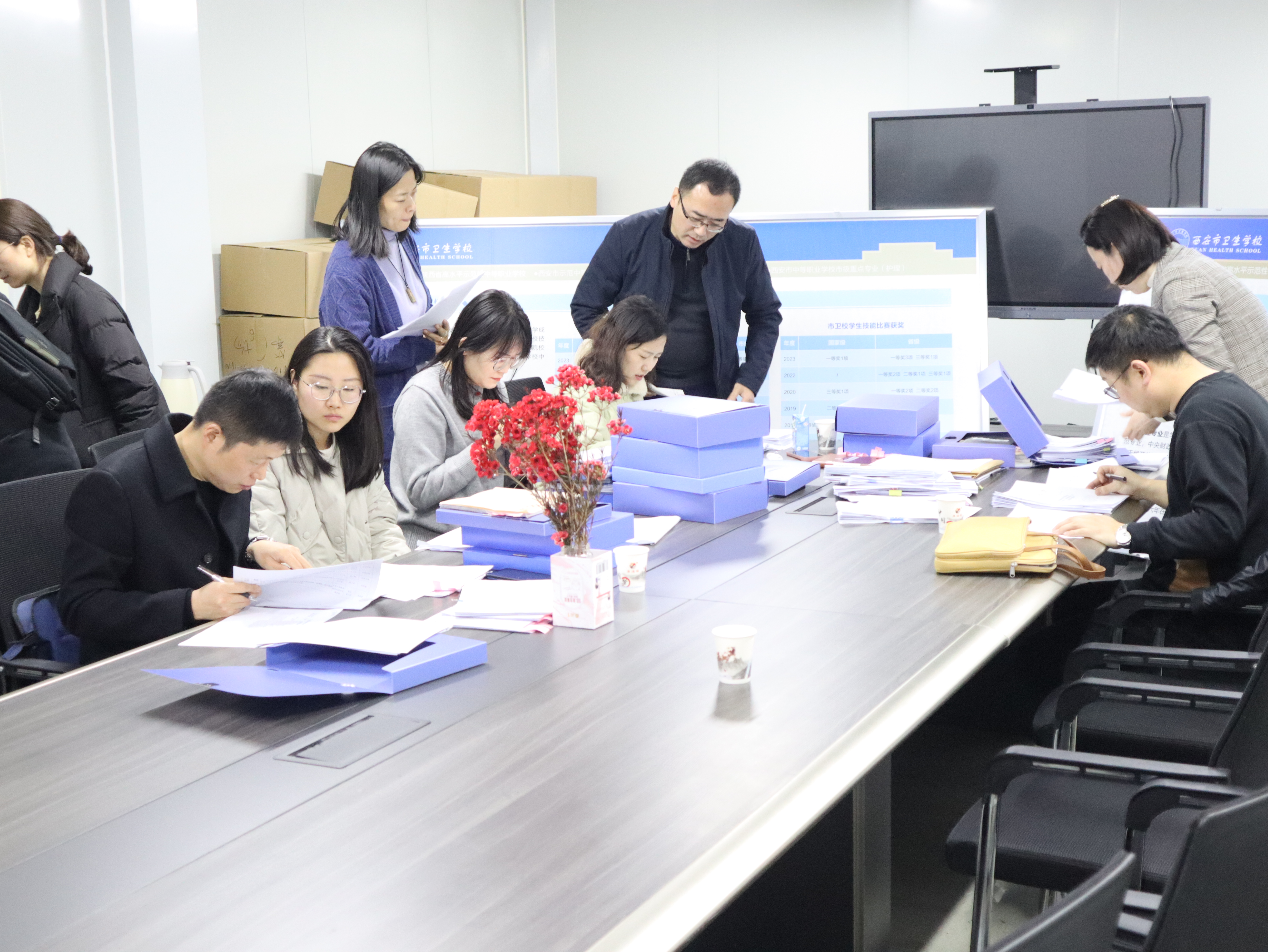 西安市衛(wèi)生學(xué)校迎接市衛(wèi)生健康委2023年度目標(biāo)責(zé)任考核(圖2)