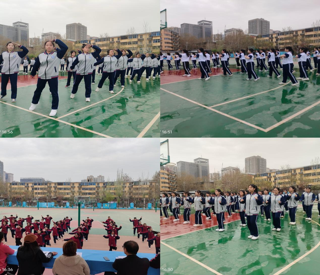 西安市衛(wèi)生學(xué)校順利舉辦2024年春季課間操比賽(圖4)